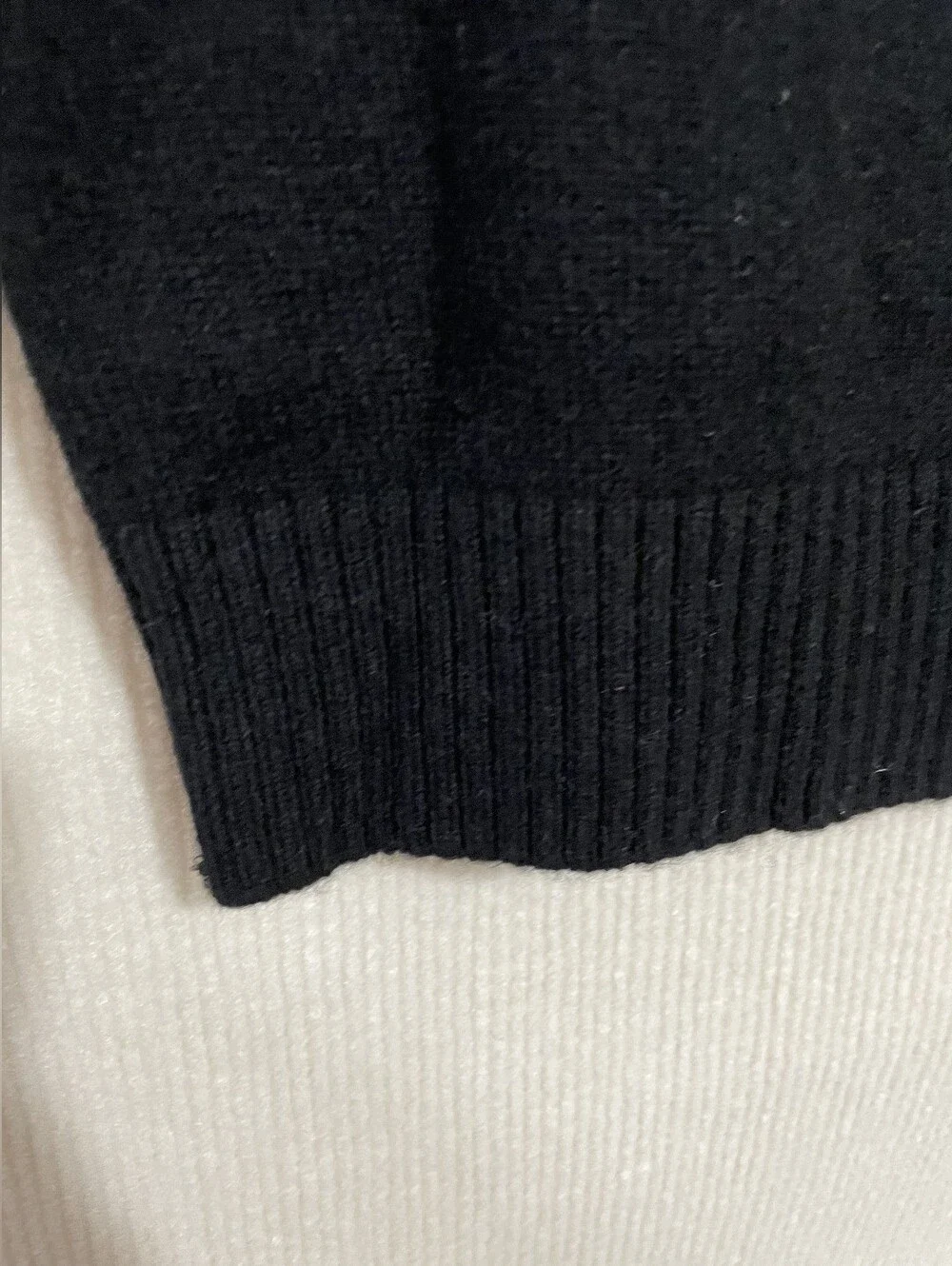 Chanel Black Knit Cropped Cardigan